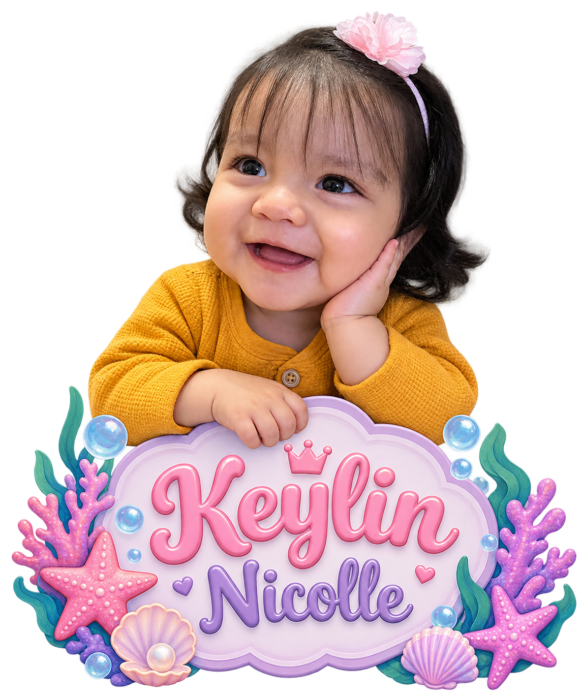 Keylin con su nombre